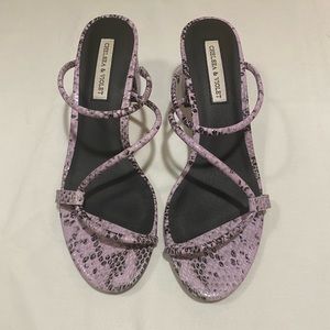 Steve Madden Snake Print Sandals